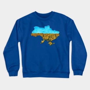 Sunflowers for Ukraine Crewneck Sweatshirt